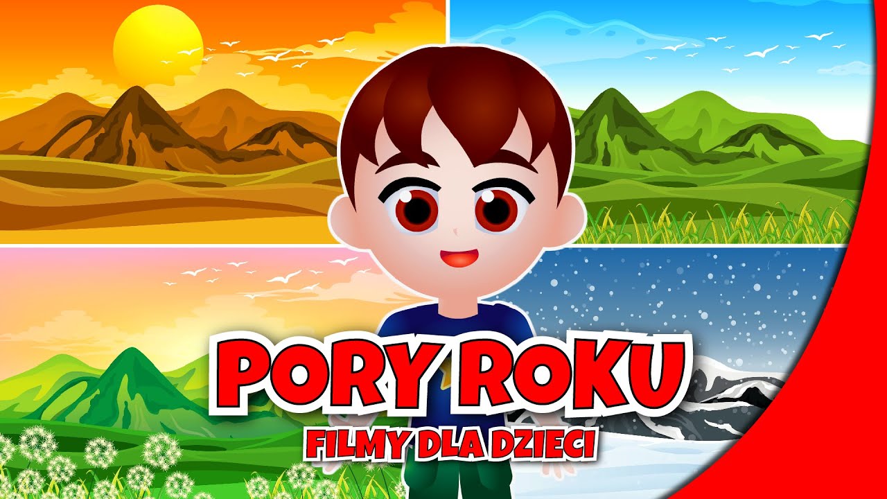 Pory roku dla dzieci 🌸🌞🍂⛄ Filmy edukacyjne z Kaziem