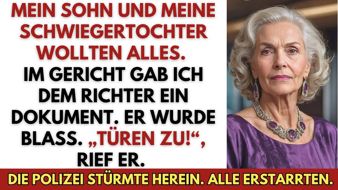 Mein Sohn und meine Schwiegertochter forderten alles – dann rief ein Dokument die Polizei.