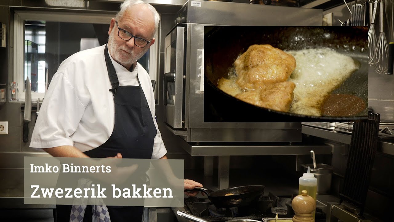 Kalfszwezerik bakken met Imko Binnerts