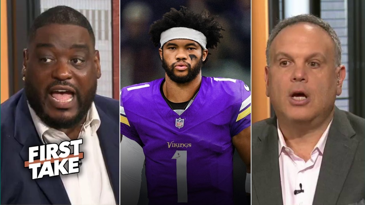 FIRST TAKE |  Mike Tannenbaum on-fire Woody says Kyler Murray make Vikings are Super Bowl contenders