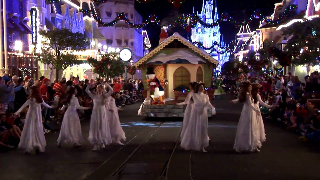 Full Mickey's Once Upon a Christmastime Parade at Disney's Magic Kingdom