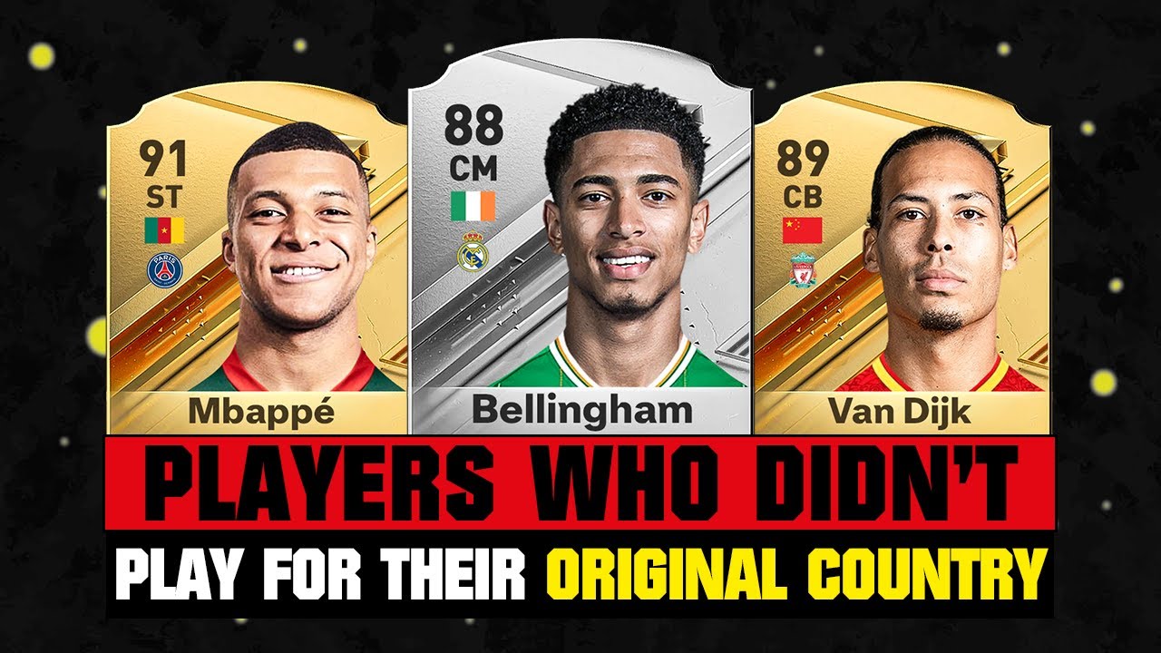 Footballers Who DIDN'T PLAY For Their ORIGINAL COUNTRY! 🤯😱 ft. Bellingham, Mbappe, Van Dijk…