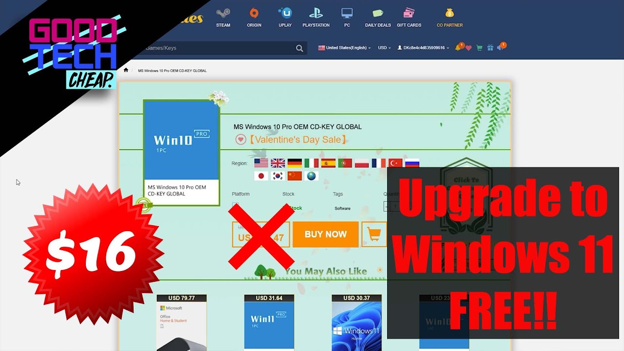 30% OFF Windows 10 Pro key only $16 and free upgrade Windows 11 : Good Tech Cheap