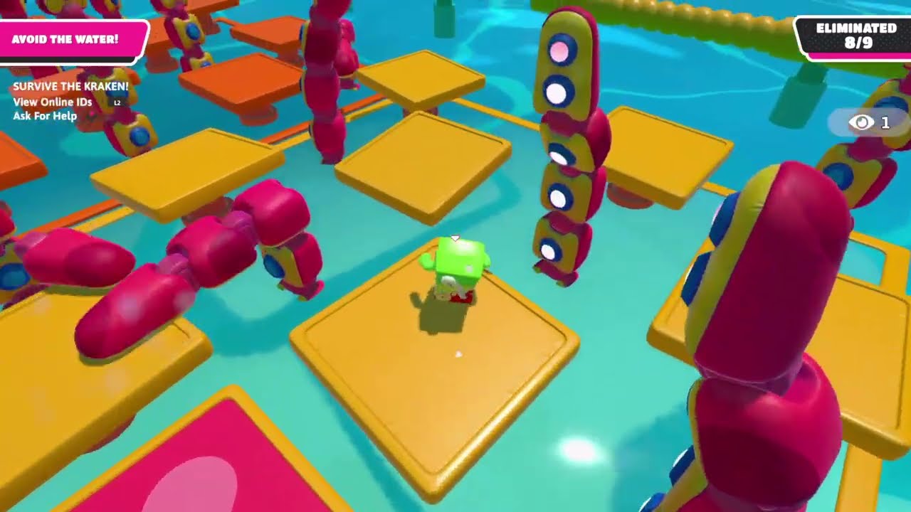 WIN 2,422! Knockout Kraken Slam! WHAT ARE YOU DOING, CHISELLED BUST GUY?! …the cherub statue I mean