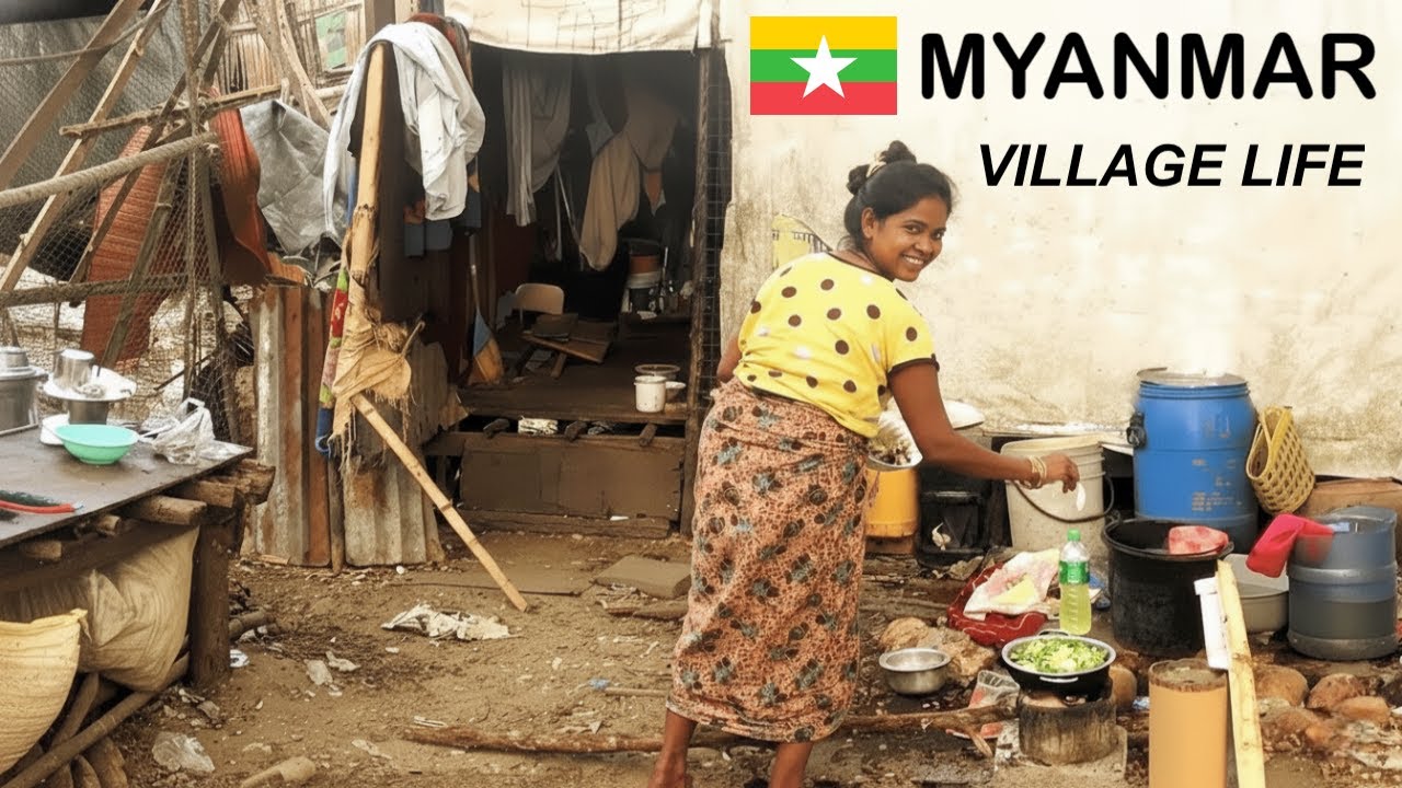 🇲🇲 Exploring Myanmar Village Life &ndash; A Journey Across the Yangon River to Dala