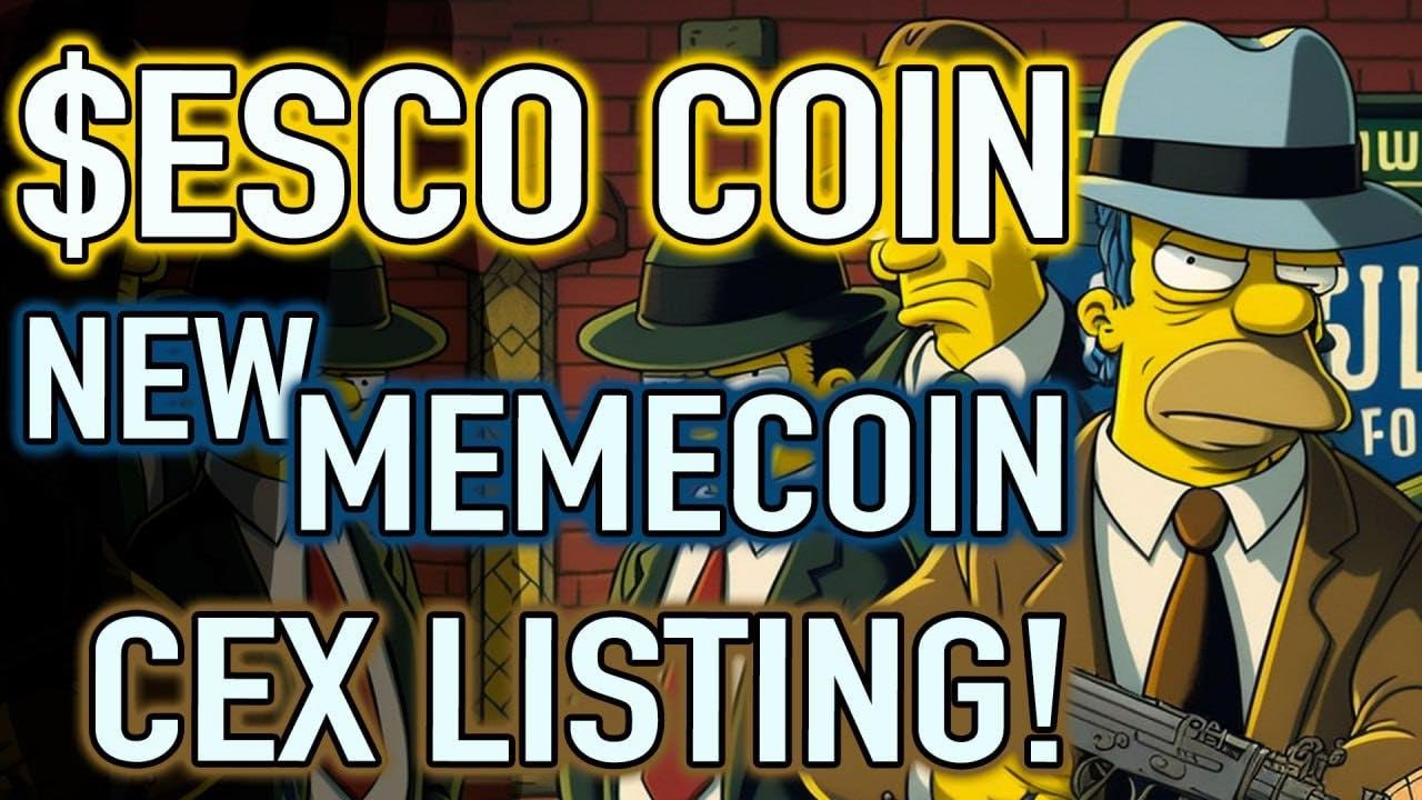 ESCO COIN BUY NOW AND JOIN THE ESCO CARTEL FOR BIG XXXX's