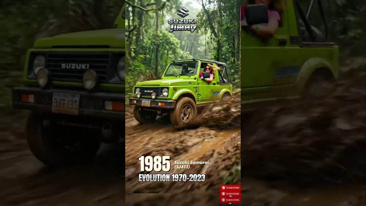 Suzuki Jimny Evolution (1970-2023) | From 1970 Classic to the 5-Door! ShiftEvo