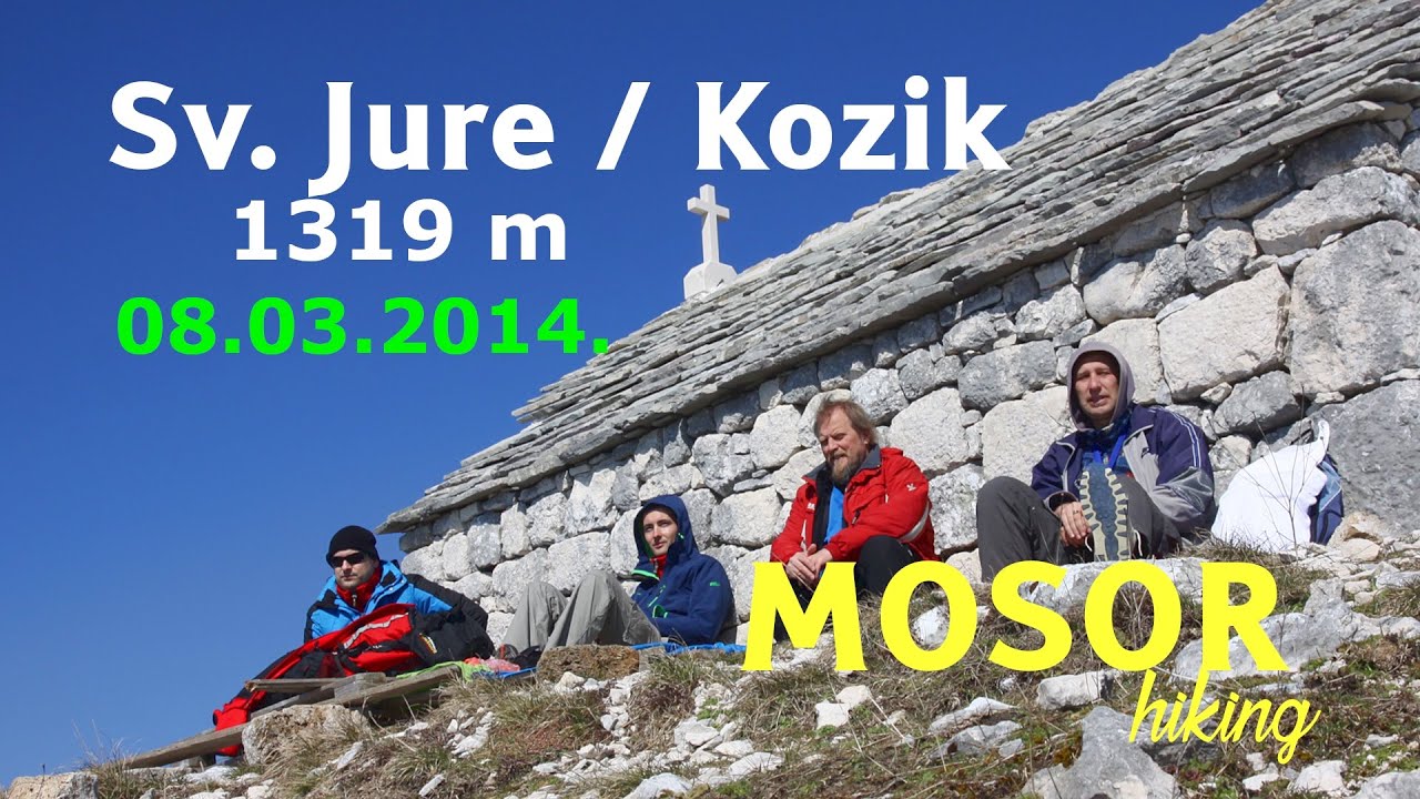 👟 🇭🇷 Sv. Jure / Kozik (1319 m), Mosor hiking | 08.03.2014.
