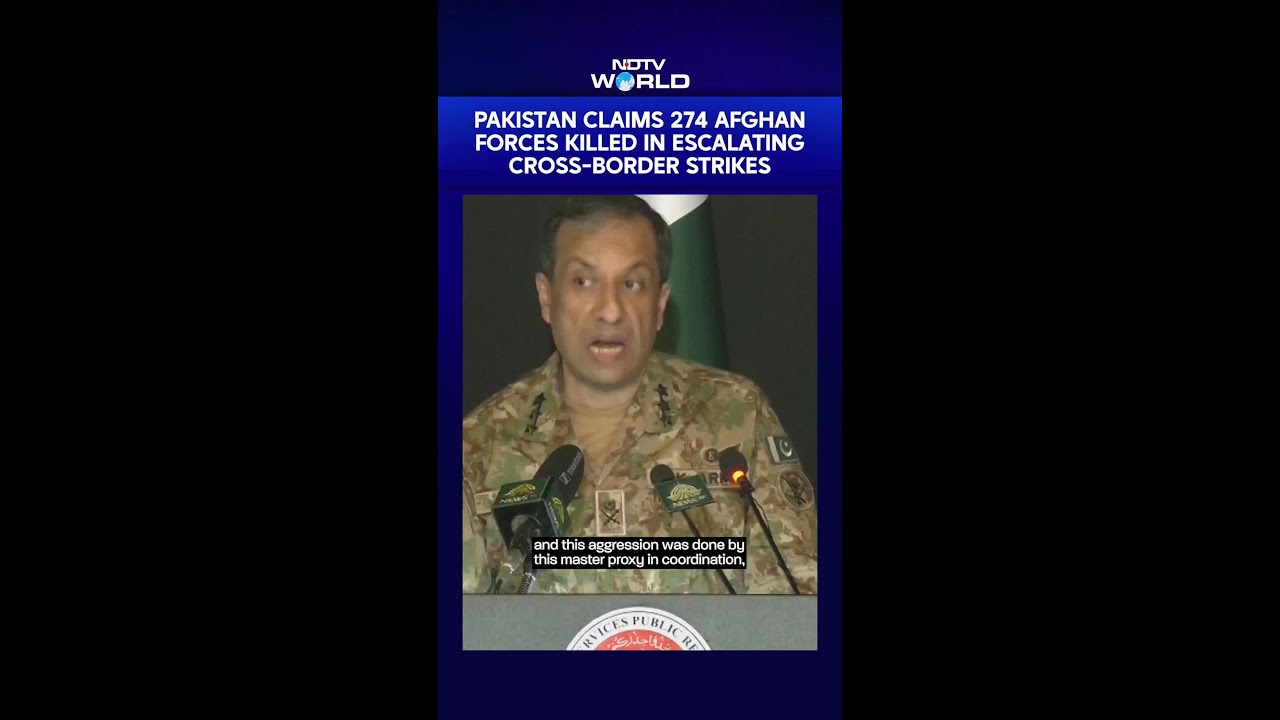 Pakistan Claims 274 Afghan Forces Killed In Escalating Cross-Border Strikes
