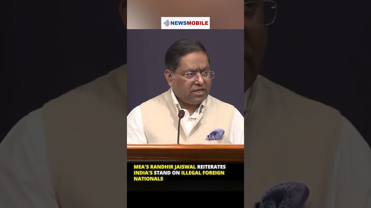 MEA's Randhir Jaiswal Reiterates India's Stand on Illegal Foreign Nationals