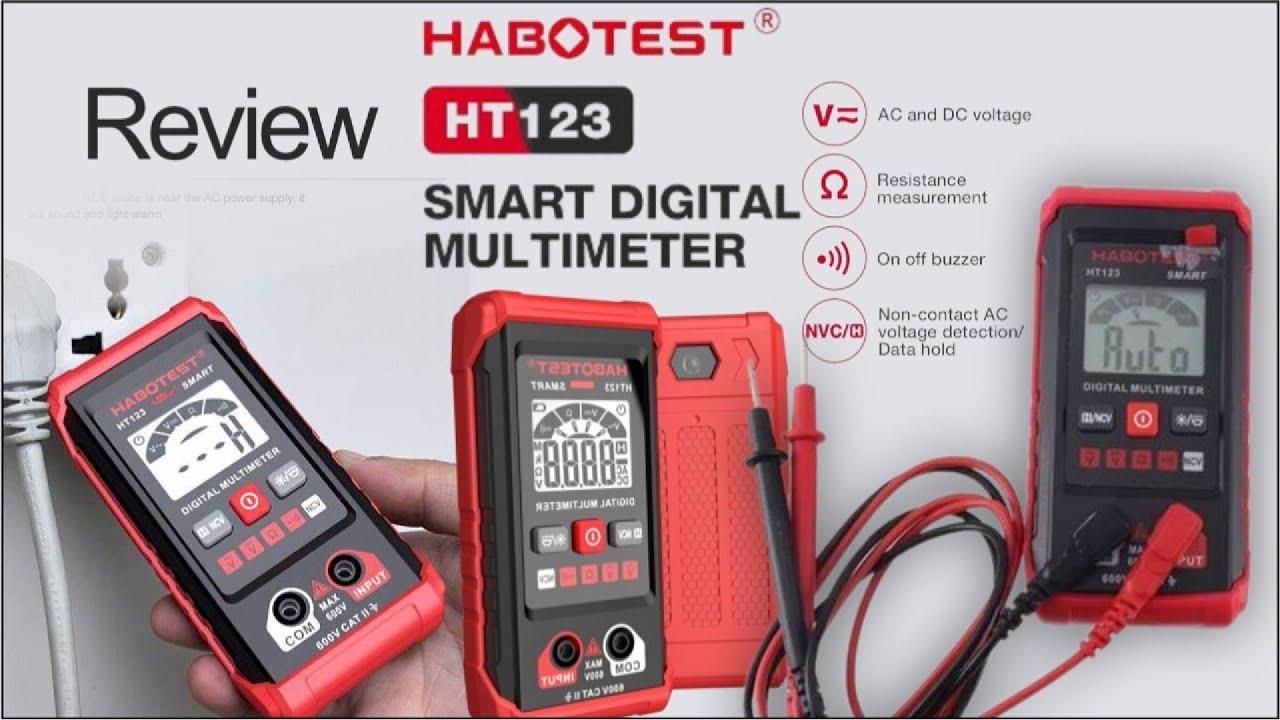 MULTIMETER SMART DIGITAL  HABOTEST HT123 UNTUK PEMULA