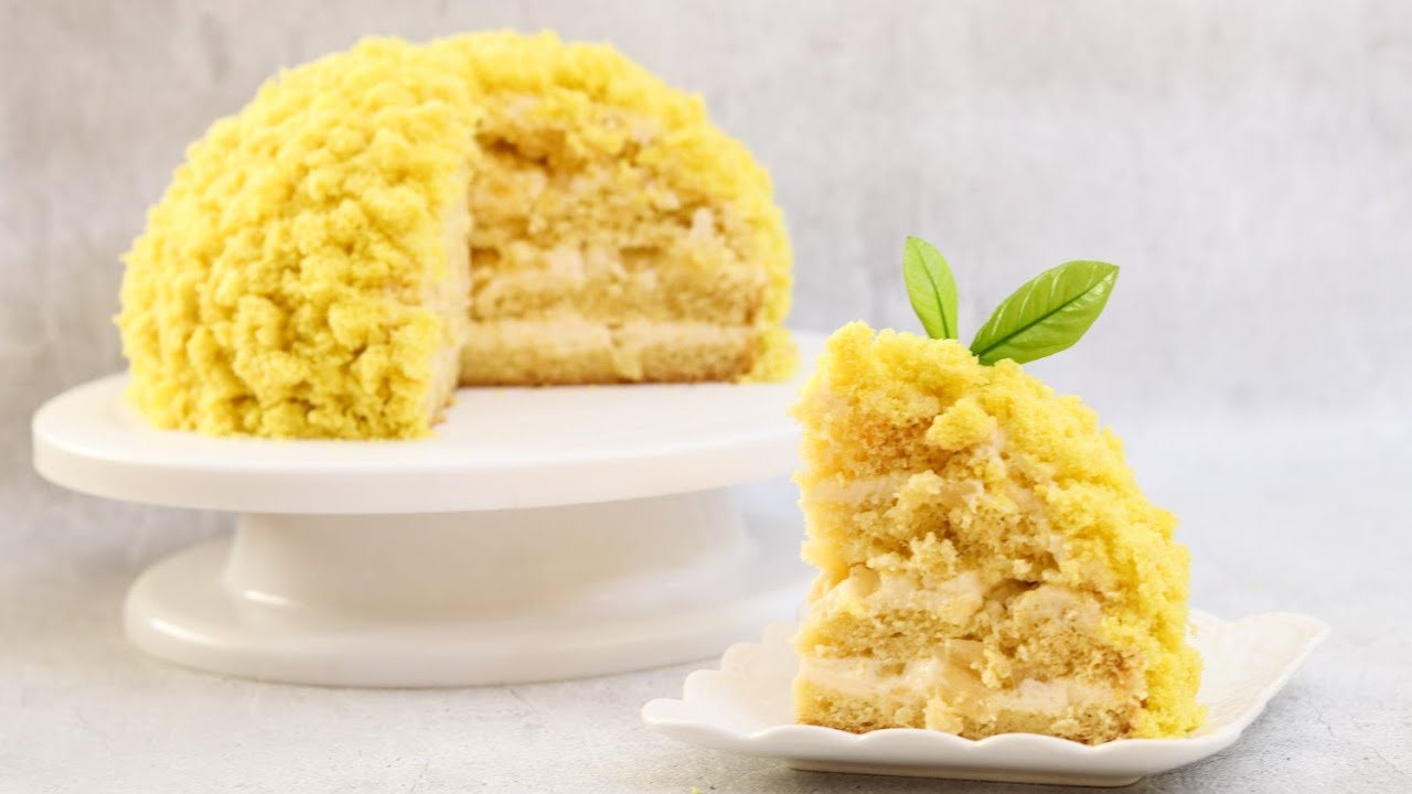 ВЕСЕННИЙ торт МИМОЗА к 8 МАРТА 💐простой рецепт💐 Italian MIMOSA cake