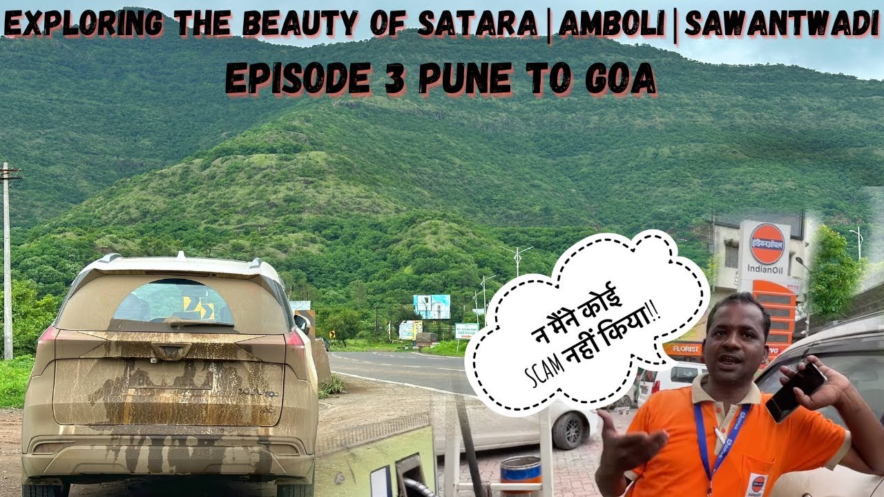 Episode 3: Pune to Goa | Exploring Beauty Of #satara #Amboli #sawantwadi in Monsoon #xuv700 #travel