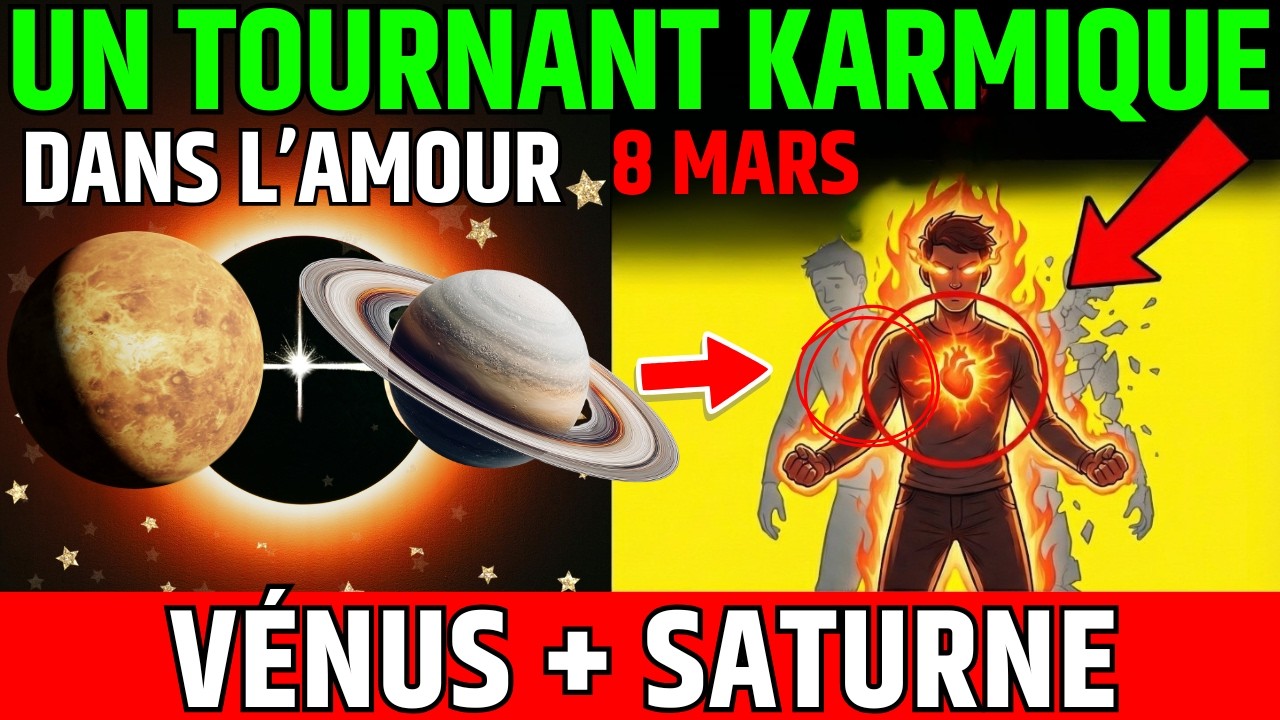 8 Mars : Vénus conjointe à Saturne en Bélier, un changement karmique dans l’amour