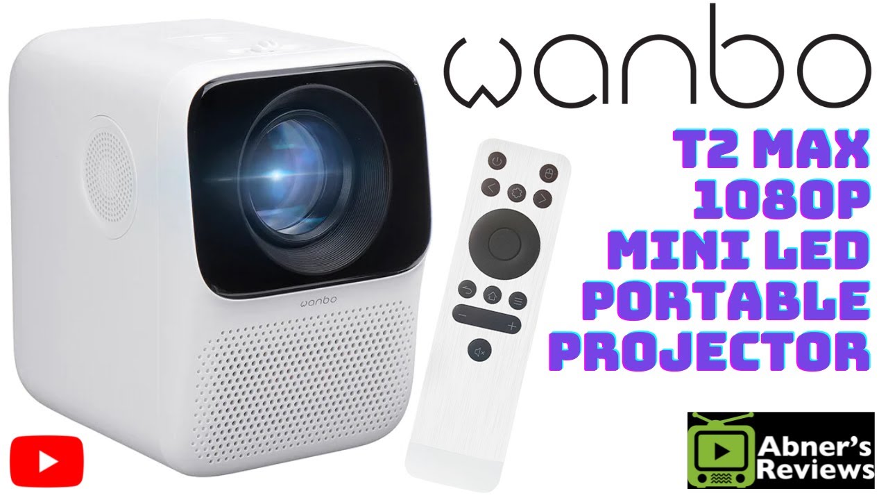 WANBO T2 Max 1080p Mini LED Portable Projector Unboxing & Review [FULL DEMO & MENU WALKTHROUGH]