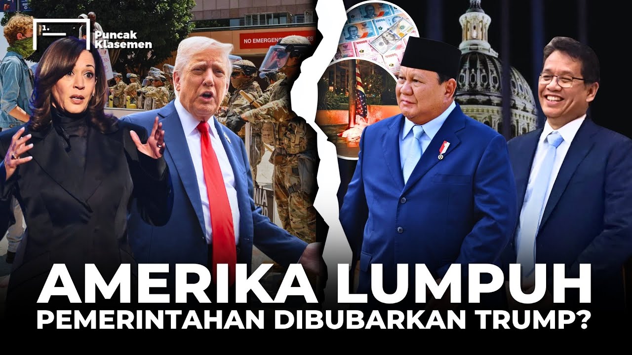 Amerika Runtuh Pemerintahan Ditutup Trump Jutaan Orang Terancam Kelaparan Dolar Ambruk - AS Shutdown