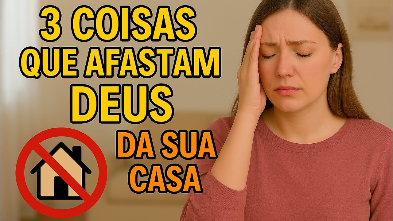 3 COISAS que AFASTAM DEUS da sua CASA - Oração no final