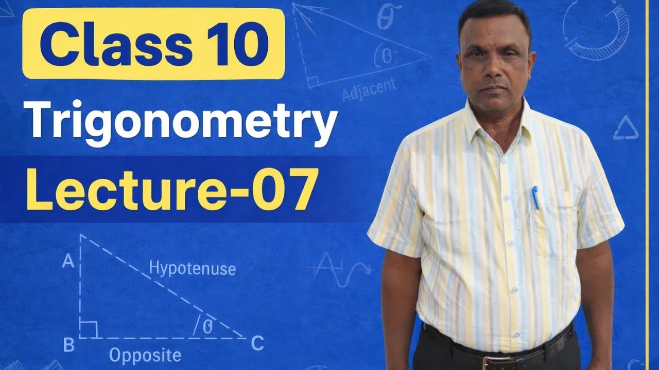 Class 10 Trigonometry Ex-8.1