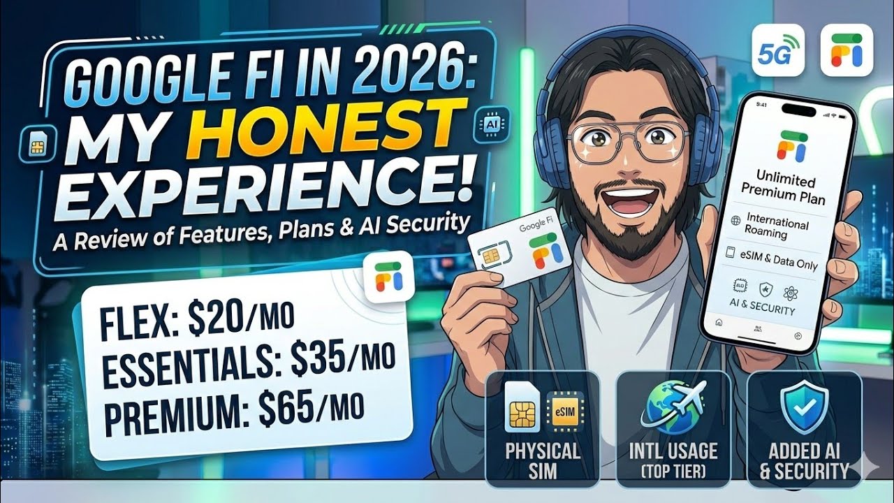 Почему я до сих пор пользуюсь Google Fi в 2026 году! (Обзор премиум-функций)