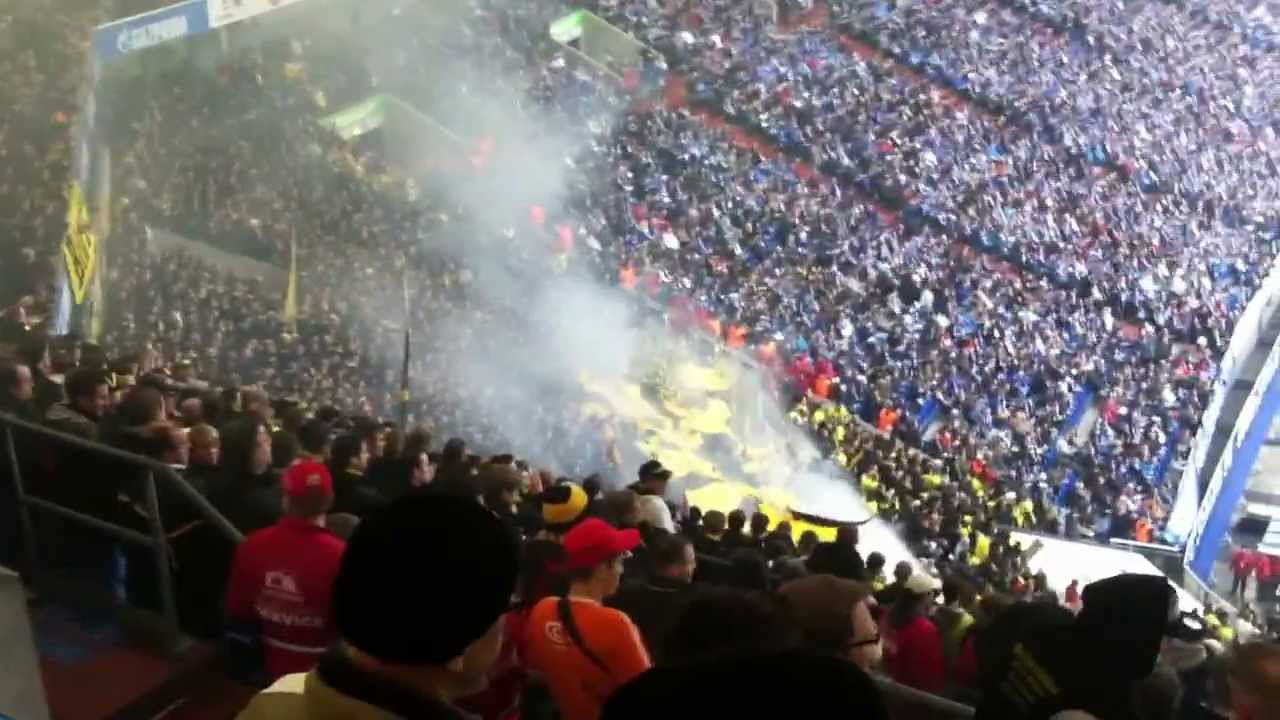 Pyro - Show BVB Ultras (komplett) Derby - FC Schalke 04 vs. Borussia Dortmund (09.03.2013)