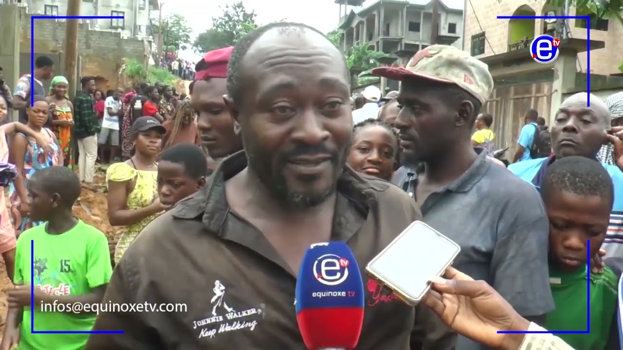 DOUALA: UN ÉBOULEMENT DE TERRAIN FAIT TROIS MORTS AU QUARTIER LOGBESSOU - EQUINOXE TV