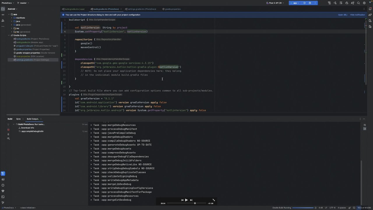 How to migrate in to Kotlin DSL Gradle and setup global variables