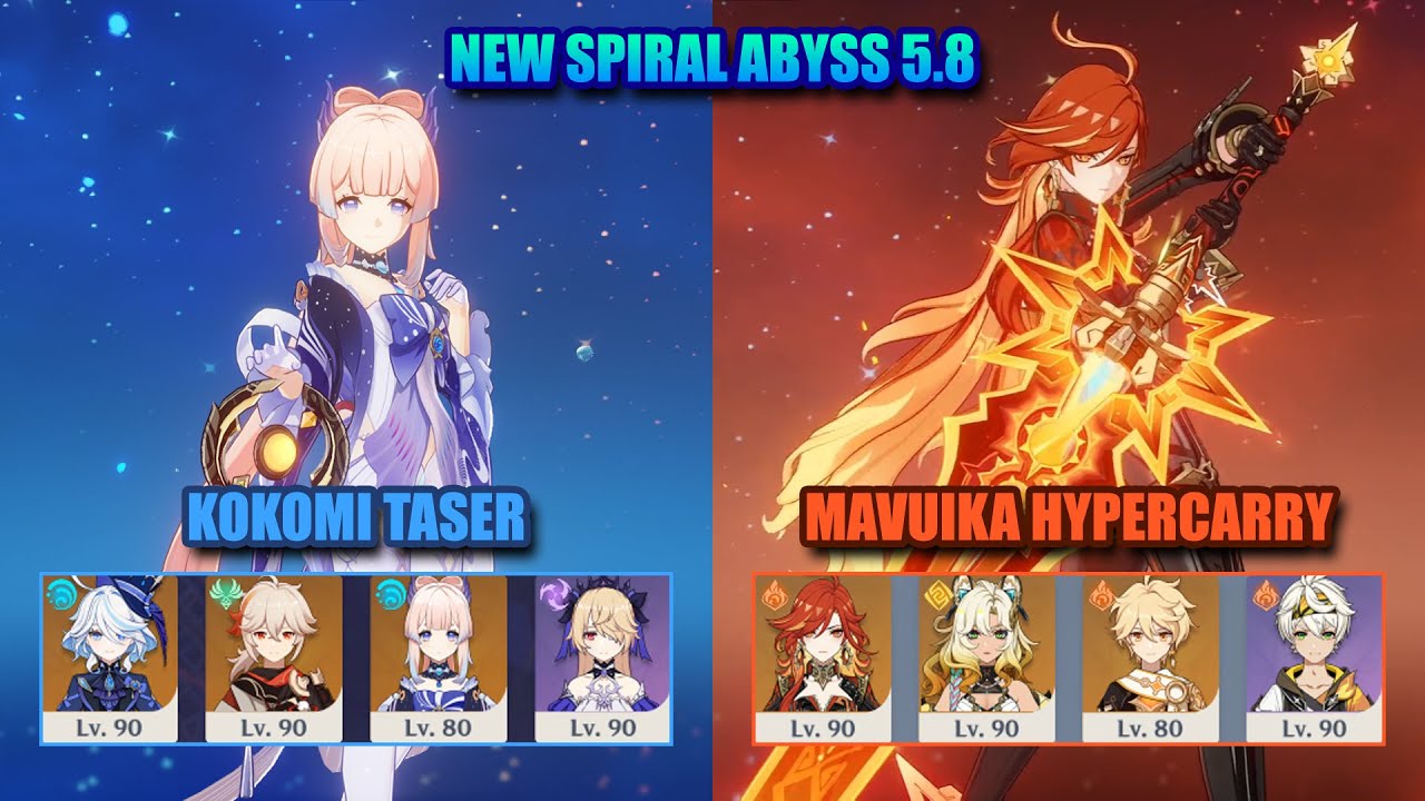 NEW Spiral Abyss 5.8 | Kokomi Taser & Mavuika HyperCarry | Genshin Impact