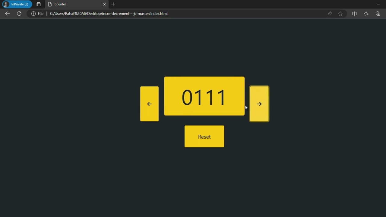 Javascript Counter Tutorial | How To Create A Counter Js | 2023
