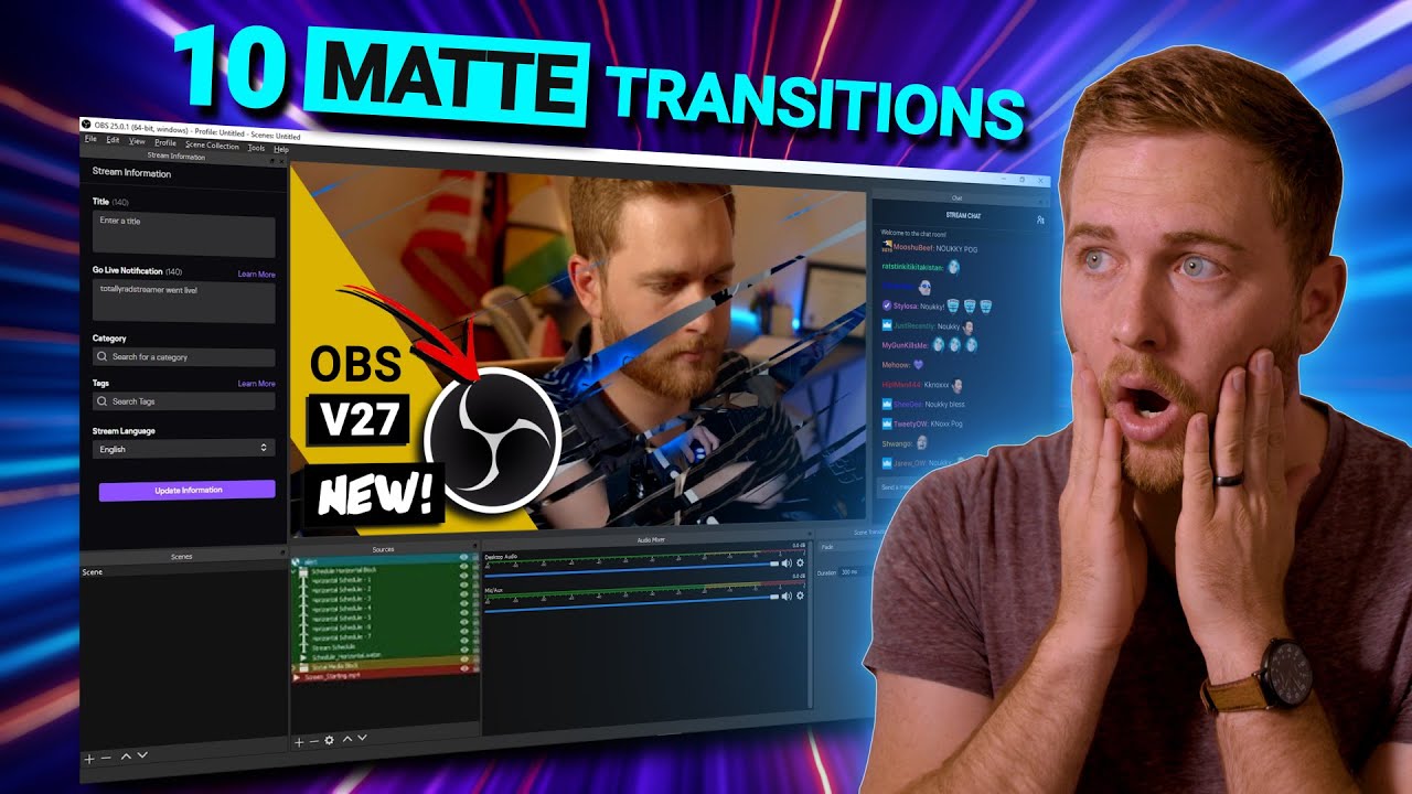 OBS v27 is OFFICIALLY HERE! Top 5 Features + FREE Matte Transitions