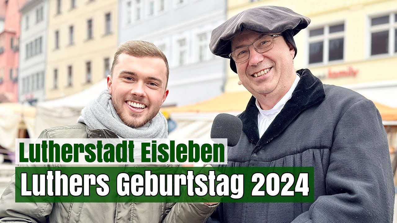 Auf dem Mittelaltermarkt: Luthers Geburtstag 2024 in Eisleben