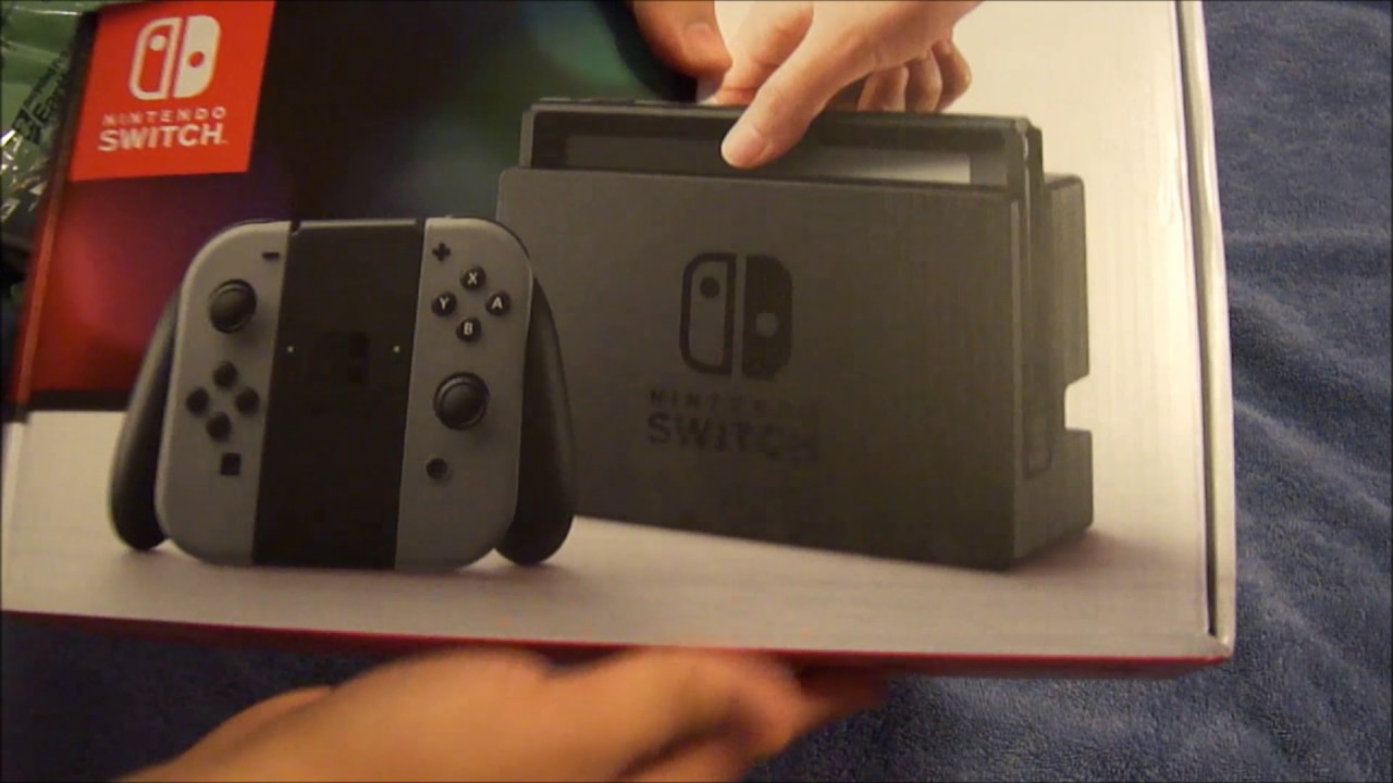 ASMR: Silent Unboxing of the Nintendo Switch Think Geek Bundle