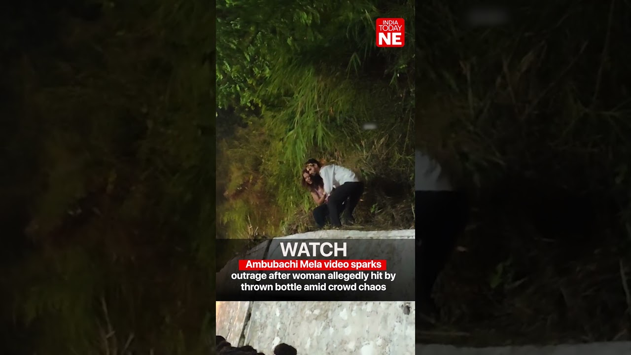 Ambubachi Mela video sparks outrage after woman allegedly hit by thrown bottle amid crowd chaos