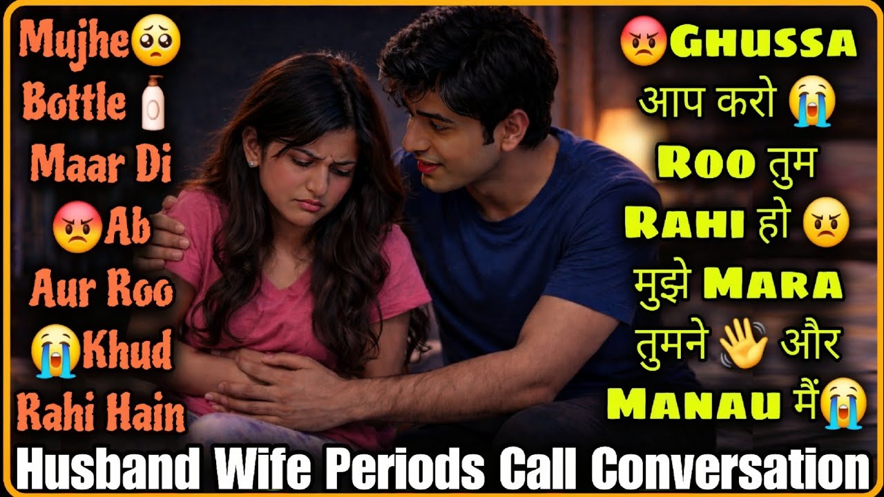 Ghussa Kar Rahi Hain Manau Main || Husband Wife Periods Call Conversation || Mr.Loveboy