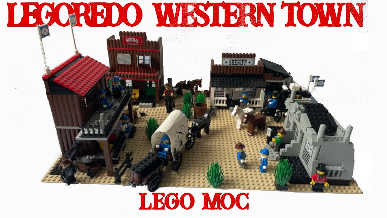 LEGO Western MOC - Legoredo Western Town  / Westernowa wioska