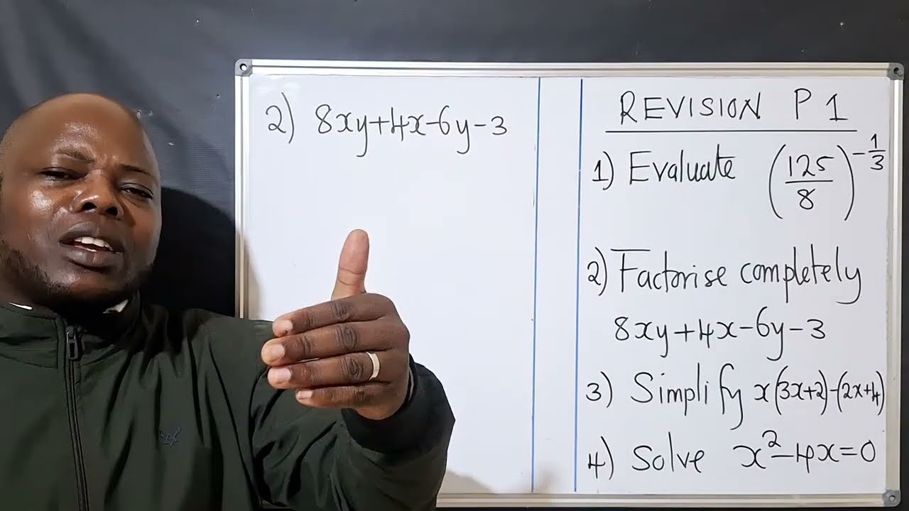 Common Algebra and Number | Evaluate | Factorise | Simplify and Solve.