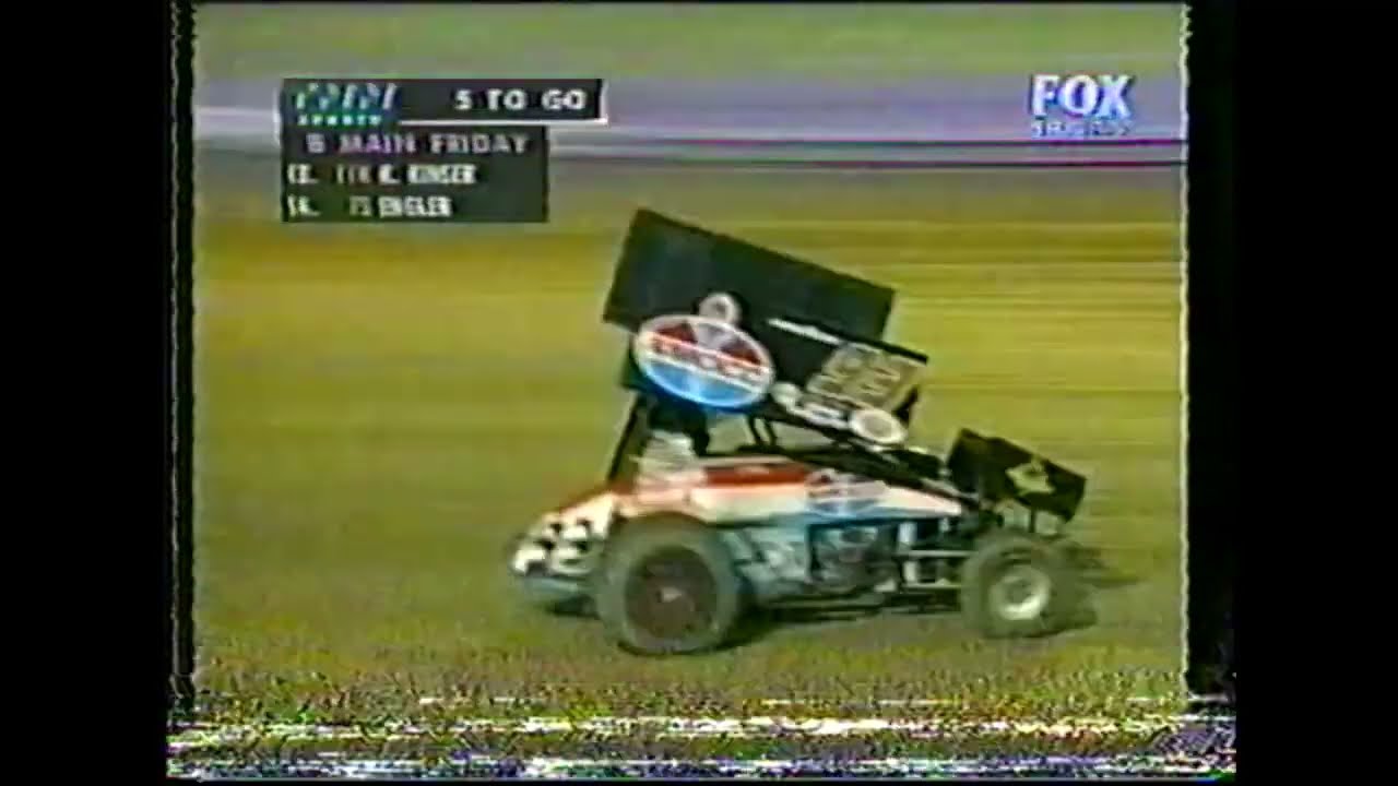 Speedway Action - Sprintcars - Dale Blaney leading - Year and Race Unknown - Let me know details