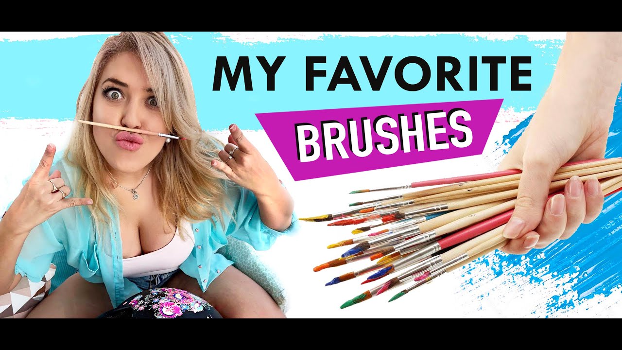 Brushes for Acrylic Painting and One stroke Painting