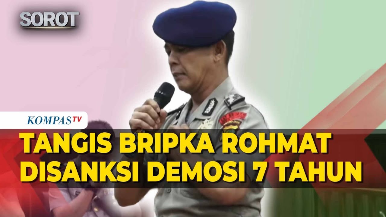 Tangis Pecah! Sopir Rantis Bripka Rohmat saat Pembelaan Usai Didemosi 7 Tahun Kasus Tabrak Ojol