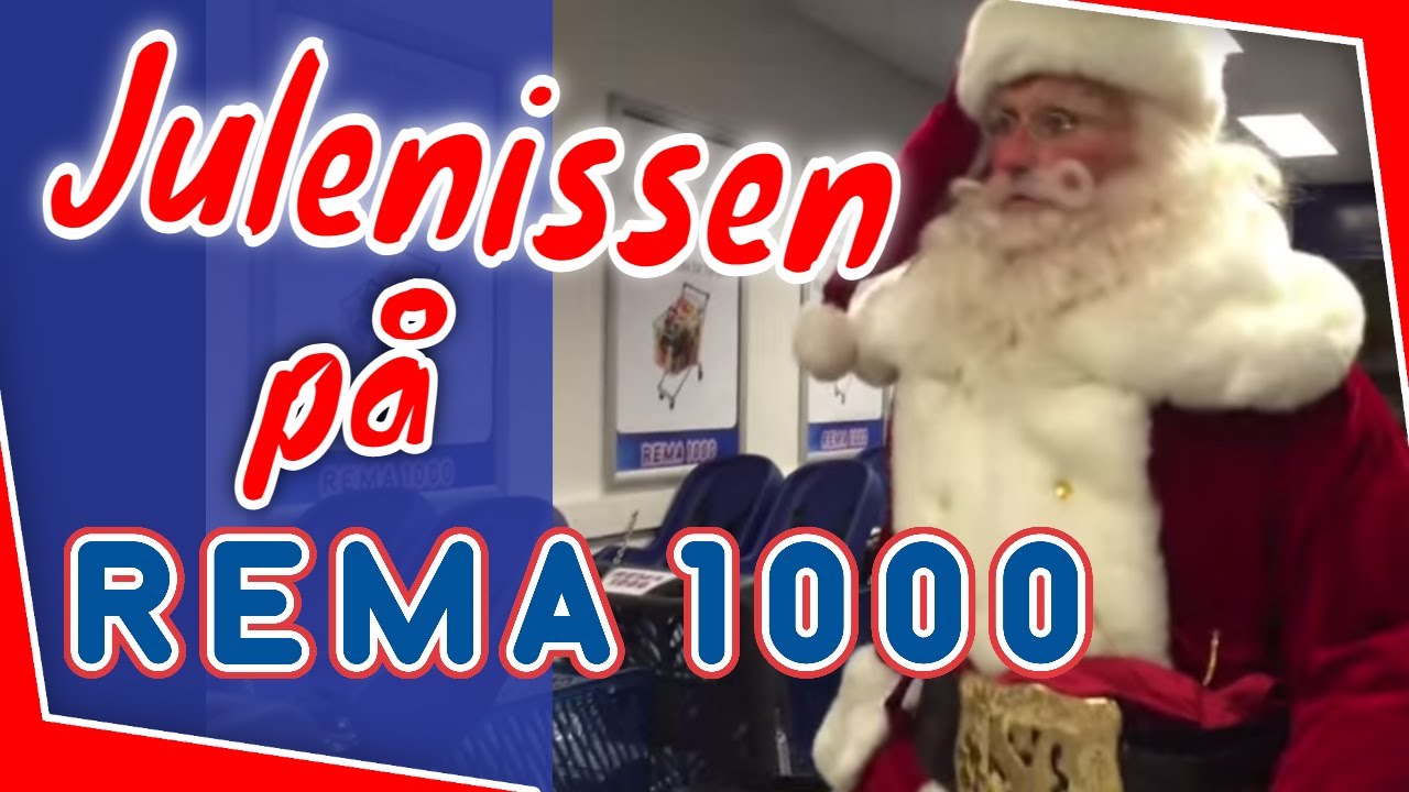 Julenissen på Rema 1000