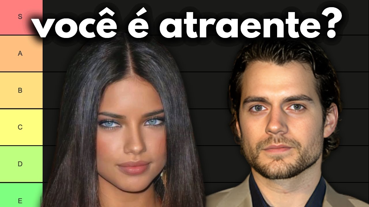 Características faciais mais atraentes - Tier List