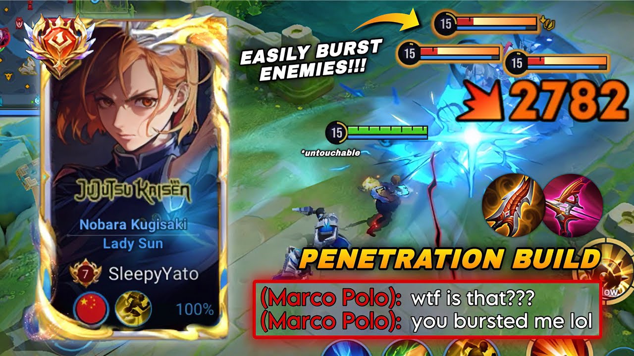 UNTOUCHABLE CHINA LADY SUN 2 PENETRATION ITEM CAN EASILY BURST MARCO | LADY SUN BUILD & ARCANA