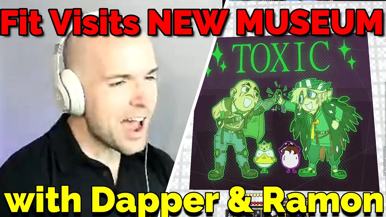 Fit Reacts to NEW MUSEUM FAN ART with Ramon & Dapper on QSMP Minecraft