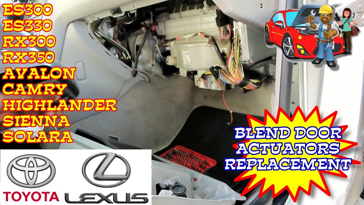 ES300 ES330 RX330 RX350 Avalon Camry Sienna Left And Right Blend Door Actuators Replacement