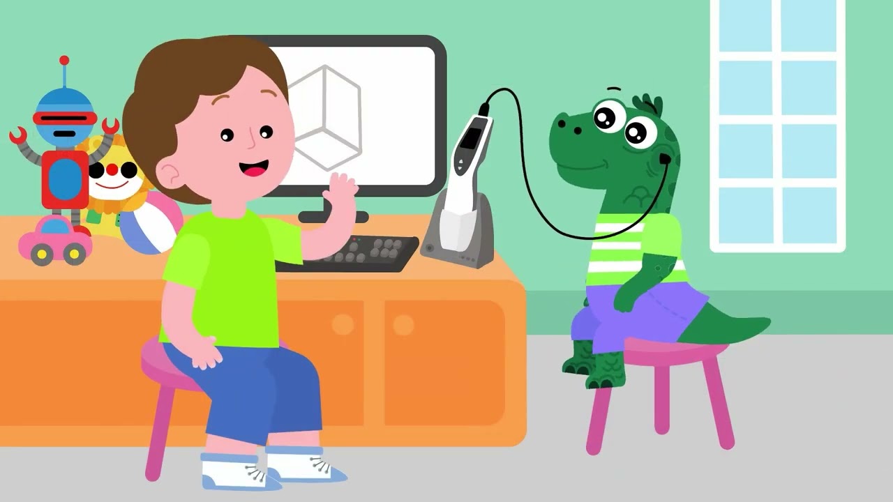 DINO I Getting my hearing test I Play audiometry