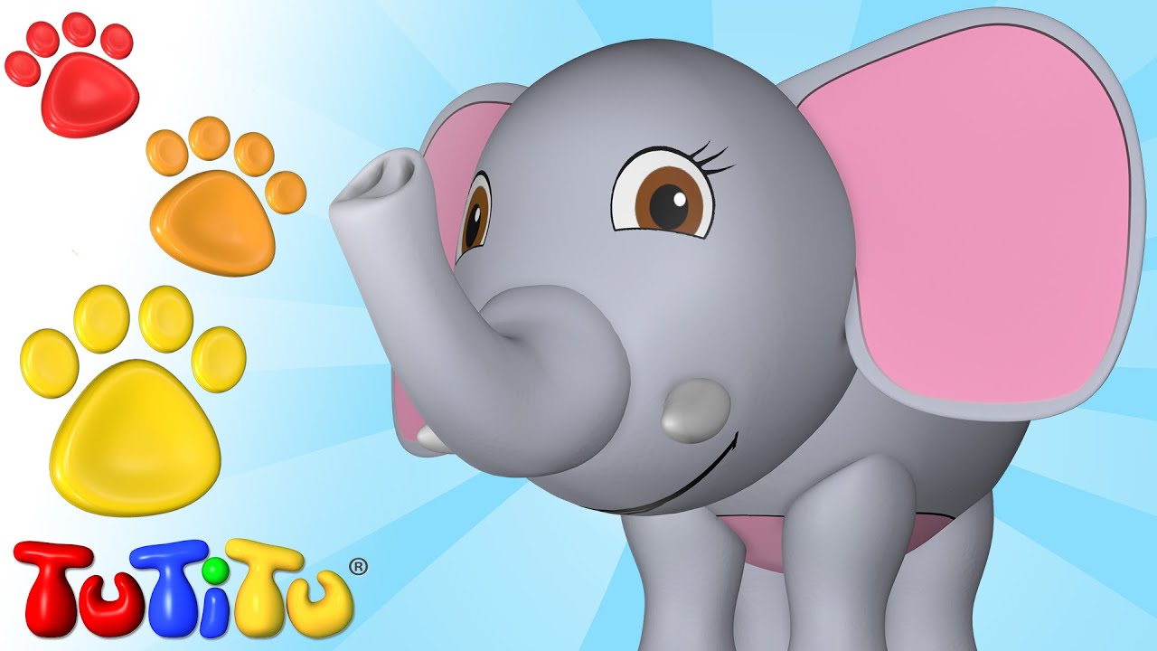 TuTiTu Animais 🐘 Elefante 🌻 Brincando e Aprendendo com Brinquedos 😍