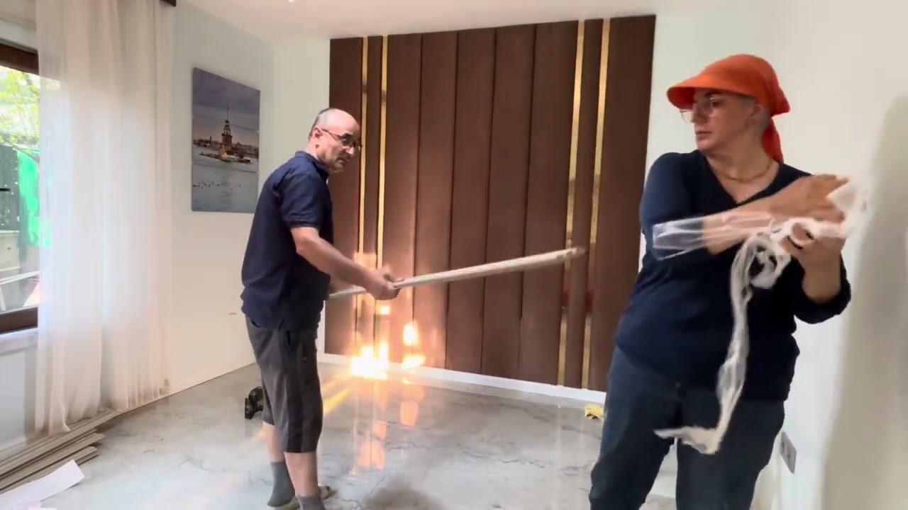 Yatak Başlığı adım adım dıy  (mdf kumaş kaplama)