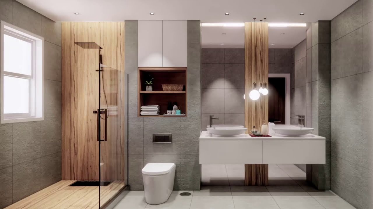 Time-lapse bathroom modeling using Sketchup + Enscape