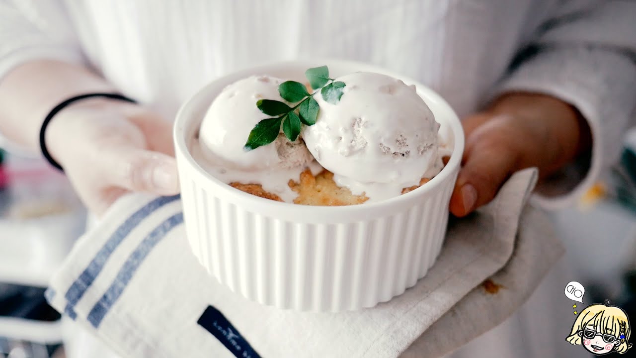[Crumble pie] Cherry Cobbler & Ice cream ~*  : Cho's daily cook