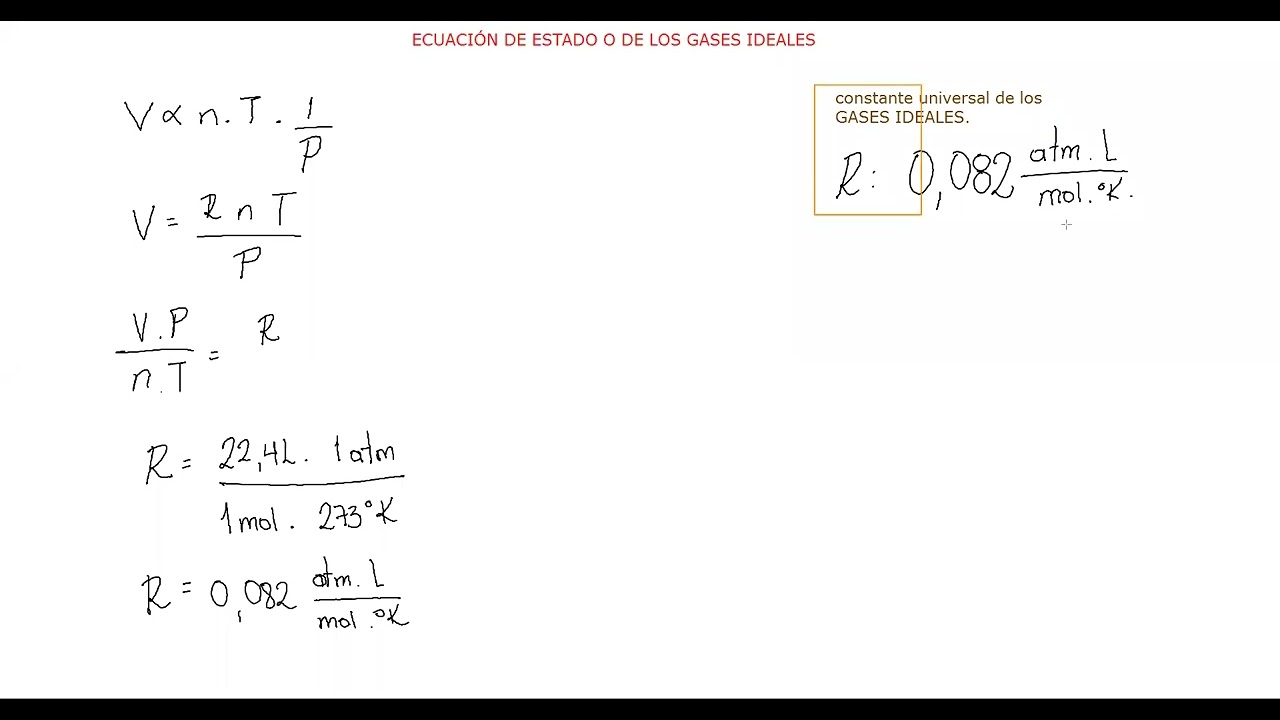 gases ideales