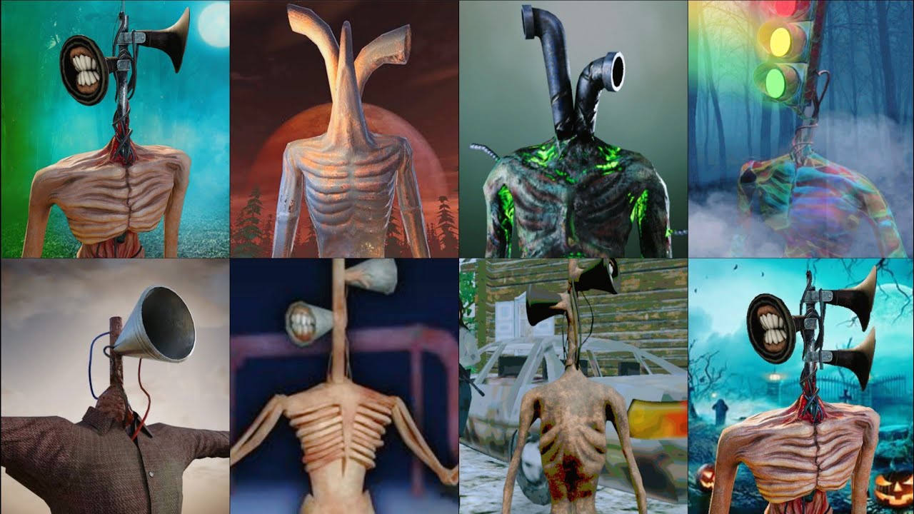 siren head, pipe head, light head game (old and new games) Part 2